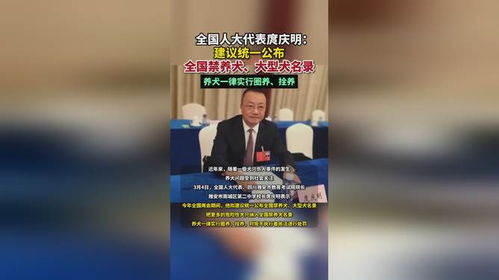 代表建议统一公布全国禁养犬名录 代表建议统一公布全国禁养犬名录