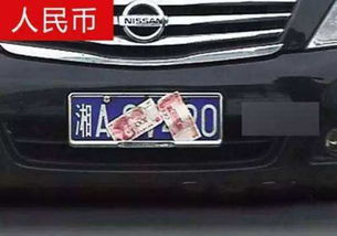 汽车的牌照多少钱