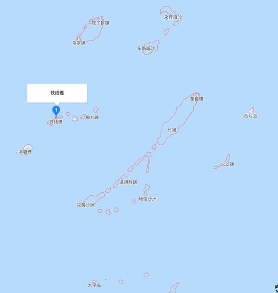 中国海警登临铁线礁开展维权行动