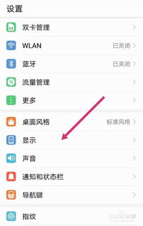 华为手机怎么调节尺寸
